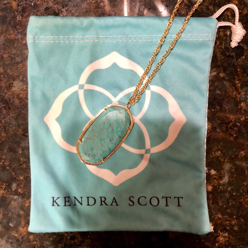 Kendra Scott Turquoise Pendant Necklace